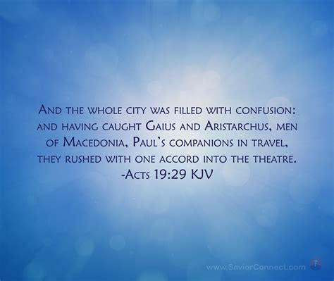 Acts 19:29 King James Version | Deuteronomy, Kjv, Scripture images