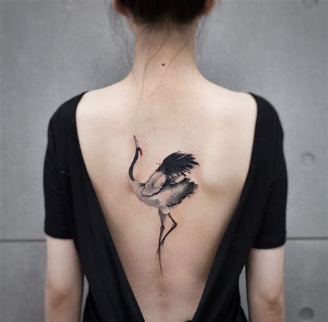 Tattoo • Значение тату: Журавль