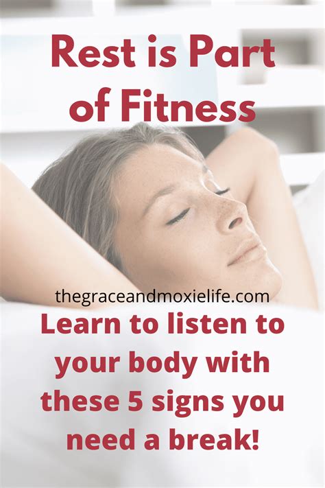 rest  part  fitness learning  listen   body health fitness