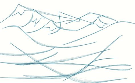 Mountain Pictures: Mountains Sketch