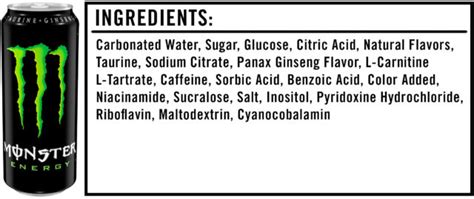 Monster Energy Drink Ingredients: What’s in This Stuff, Anyway?