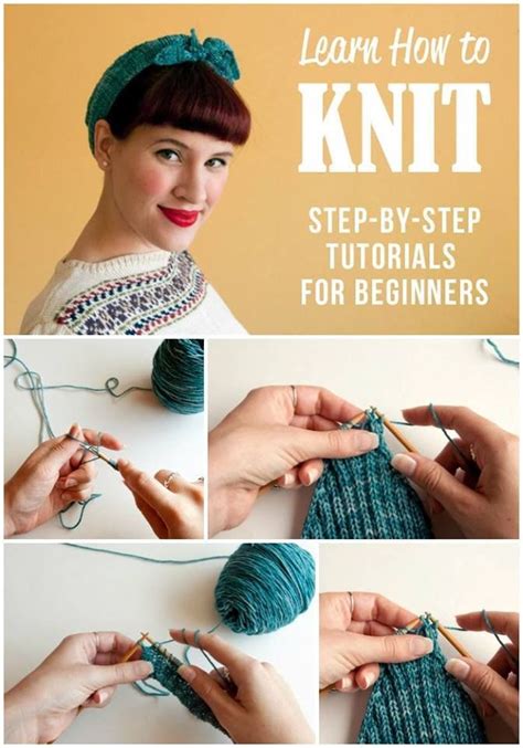 Knitting For Beginners Step By Step