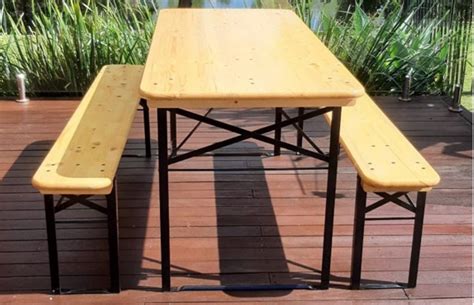 bavarian beer table foldable beer garden furniture