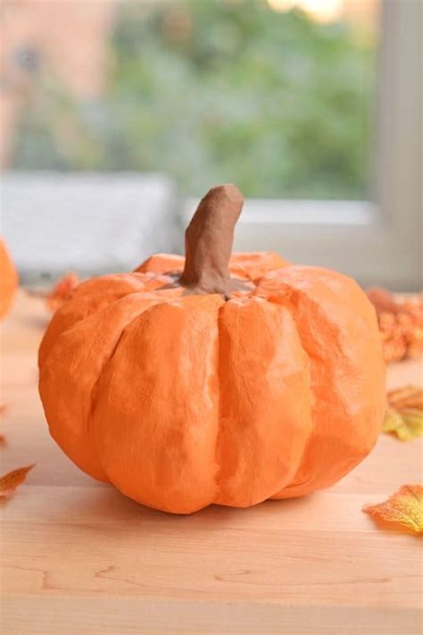 Paper Mache Pumpkins | How to Make a Paper Mache Pumpkin