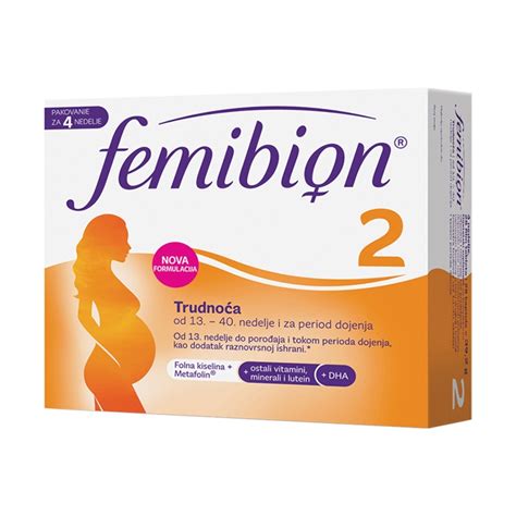 Femibion 2, 28 tableta i 28 kapsula, cena povoljna - Online apoteka ...