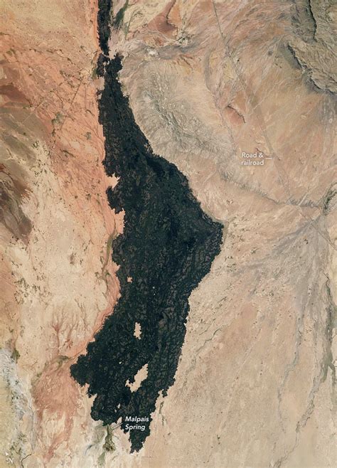 NASA Astronauts Capture Ancient Lava Flow From Space - DesignTAXI.com