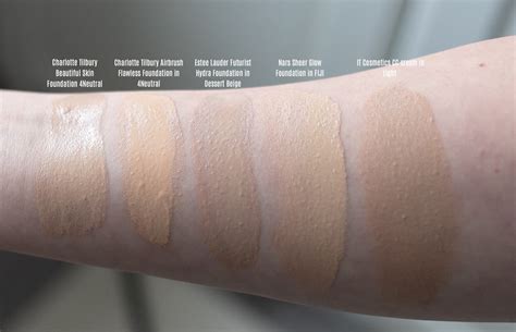 Charlotte Tilbury Beautiful Skin Foundation Review & Swatches - Your Beauty