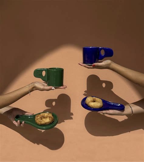 Instagram posts for a ceramic brand by lina ouafa