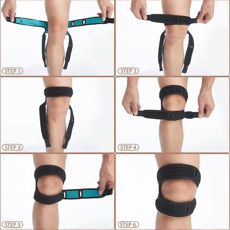 Patellar Tendon Support Strap, Knee Pain Relief Adjustable Neoprene