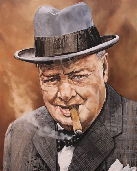 Corné Eksteen | Featured Artwork | Portrait of Winston Chruchill