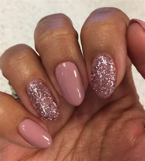Маникюр Розового Цвета С Блестками — Richnail.ru