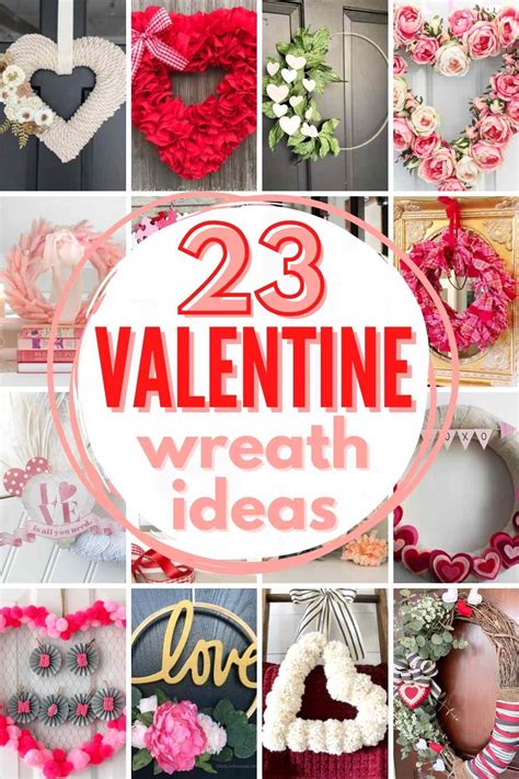 8 BEST DIY Valentine Wreath Ideas - The Heathered Nest