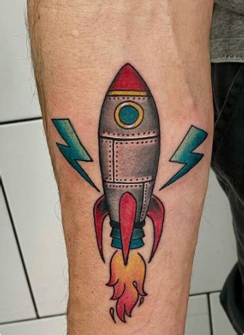 45 Rocket Tattoo Designs – Make A Statement That’s Out Of This World ...