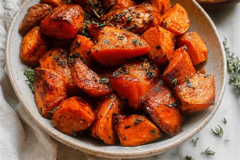 roasted sweet potatoes  delicious  easy recipe   meal