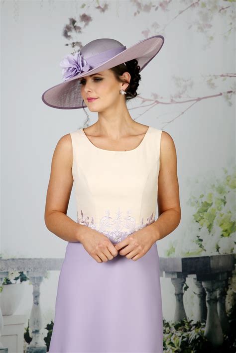 Applique Waist Satin & Chiffon Dress - Emma Bridals