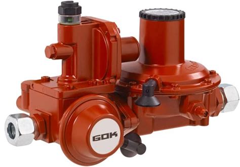 GOK ontspanner BHK052 12kg/h 50mbar RVS 15mm | LPG-CNG Van Meenen