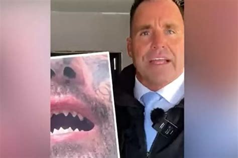 flint man arrested  threatening  woman   filed teeth