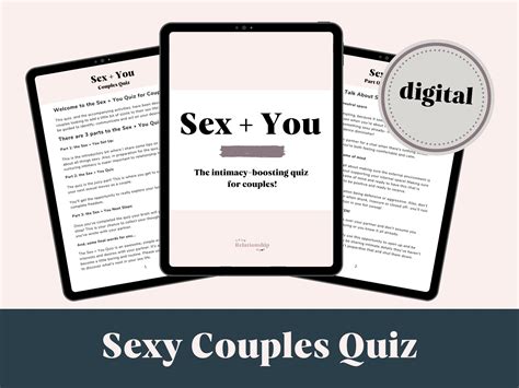 Printable Sex Game: Couples Sex Quiz, Intimacy Exercises, Sex Therapy
