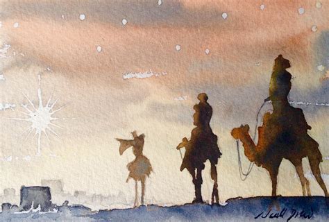 Three Wise Men Painting at PaintingValley.com | Explore collection of ...