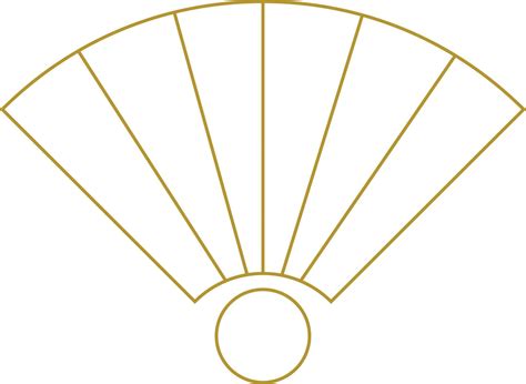 Fan Shape Elegant Logo Element 23203967 Vector Art at Vecteezy
