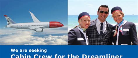 Norwegian is hiring cabin crew for their brand new Dreamliners - How to ...