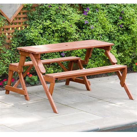 leisure season folding picnic table  bench  home depot canada