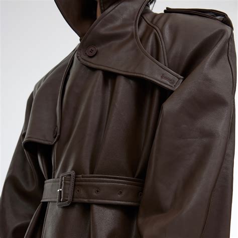 Opium Full Leather Coat- Fūga Studios