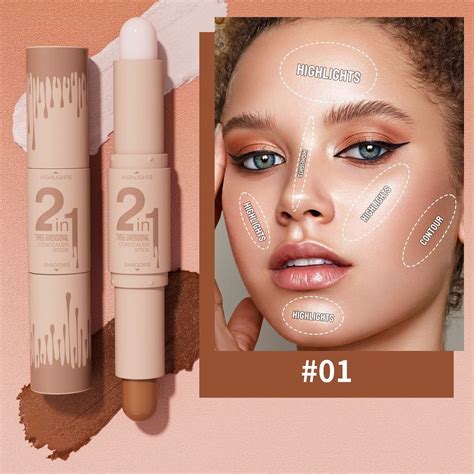 Tear Eye Stick 2in1 High Light Shadow Double Head Concealer Border ...