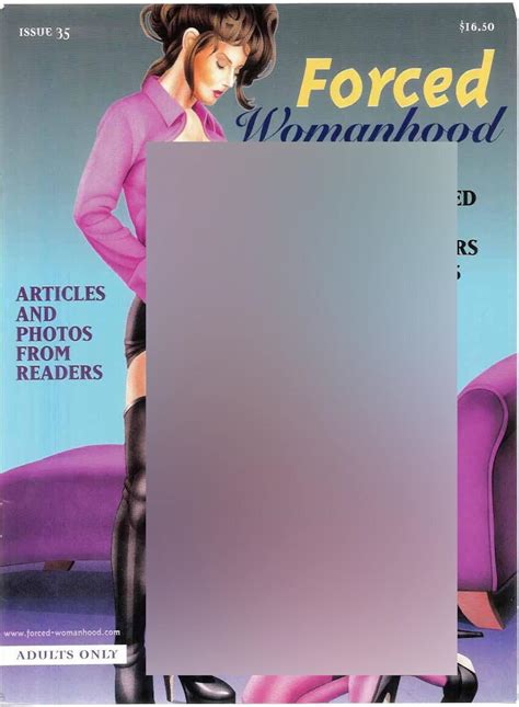 Forced Sissies Womanhood Issue 35, 2002 Vintage Magazine Forced
