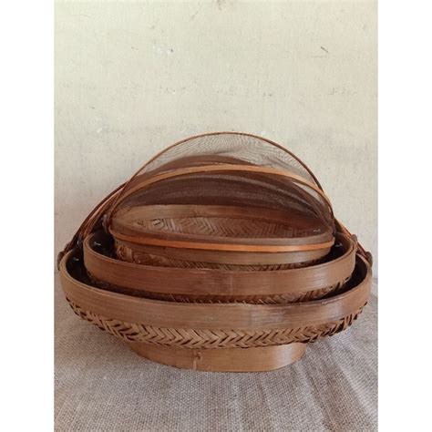 Oval Serving Hood+Traditional Bamboo Serving Hood Legs | Shopee Malaysia