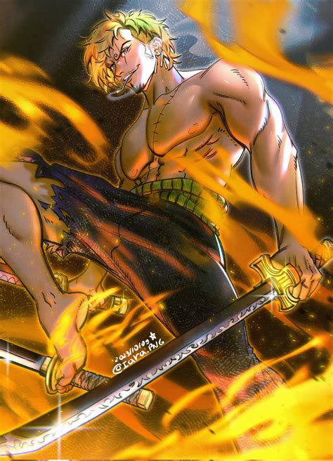 Zoro x Sanji Fusion | @iara_png Twitter ☆ en 2025 | Zoro, Arte lindo