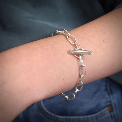 Granite Silver Mini Link Bracelet – Sophie Hooper