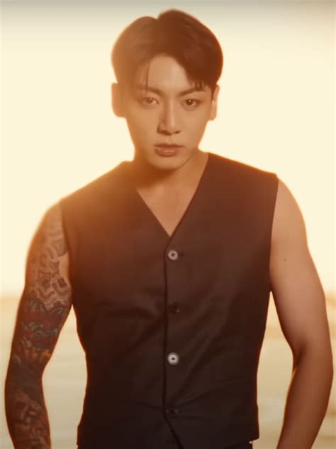Jungkook Standing Next To You Black Vest - Hit Jacket