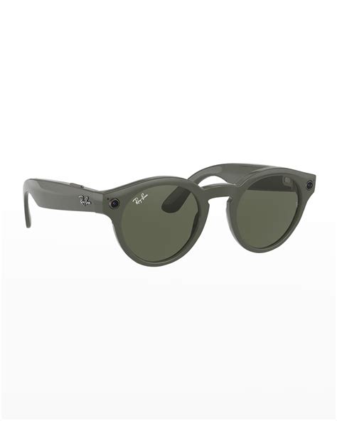 Ray-Ban Camera Round Plastic Sunglasses | Neiman Marcus