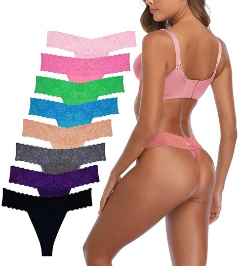 Sunm Boutique Sexy Lace Thongs for Women Thong Underwear Women Lace T