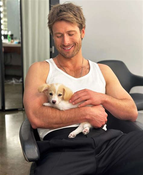 The Cutest Photos of Glen Powell and His Dog Brisket