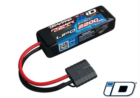 2-Cell Lipo Battery, 2200 mAh 7.4V 2820X | Luke's Hobbies