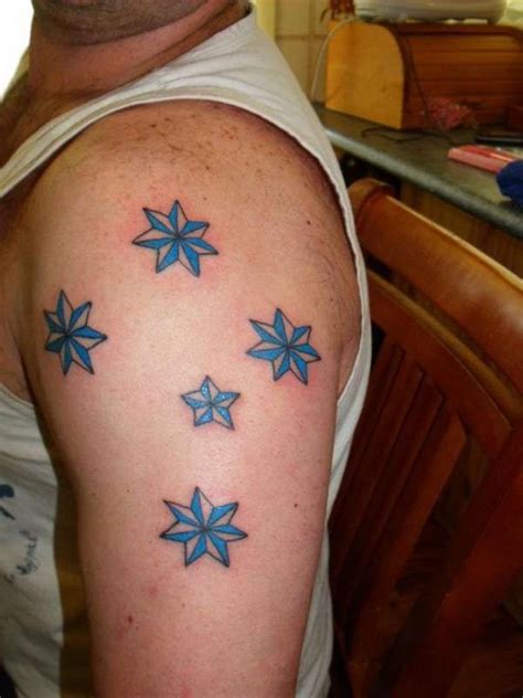 Southern Cross Constellation Tattoo