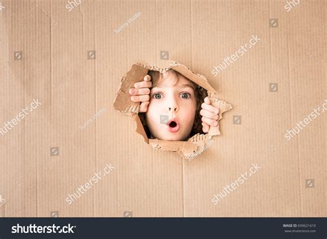portrait surprised child kid   stock photo