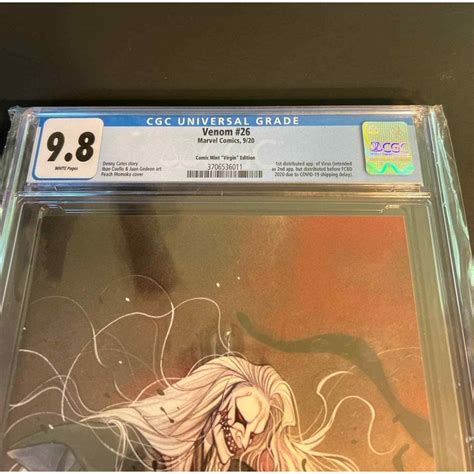 Venom #26 CGC 9.8 graded white pages - Peach Momoko Comic Mint virgin ...