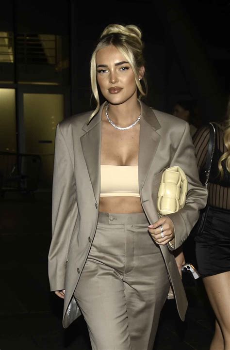 Mary Bedford Leaves Sexyfish Restaurant in Manchester 11/11/2023