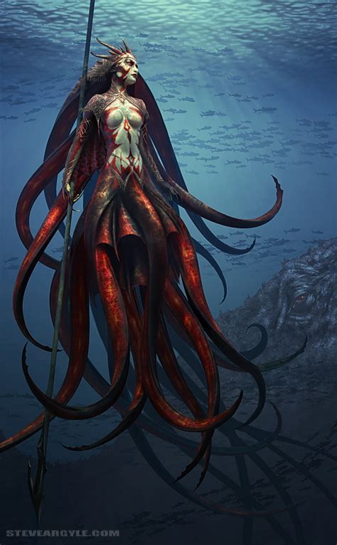 Lord of the Kraken by Steve Argyle. : ImaginaryMonsters