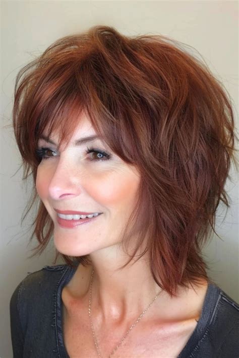 31 Stylish Shag Hairstyles for Women Over 60 in 2024 | Haircuts for ...