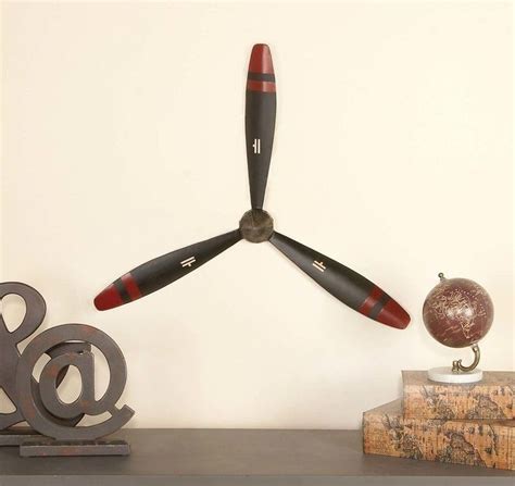 Rustic Vintage Antique Aviation 3 Blade Metal Airplane Propeller Wall ...