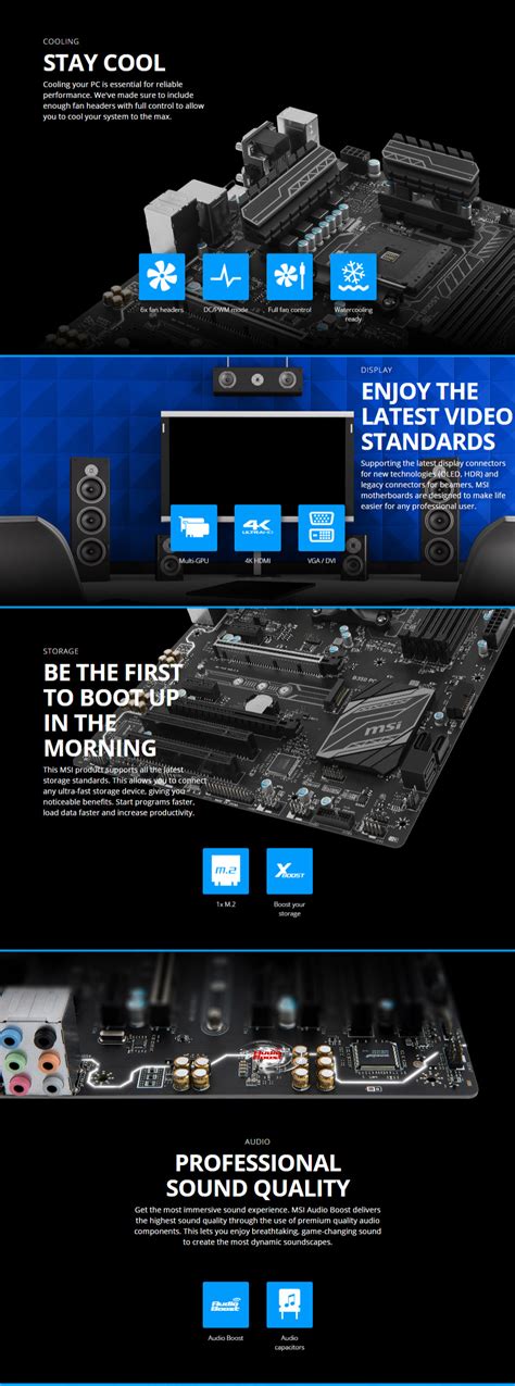 Buy MSI B350 PC Mate Motherboard [B350-PC-MATE] | PC Case Gear Australia