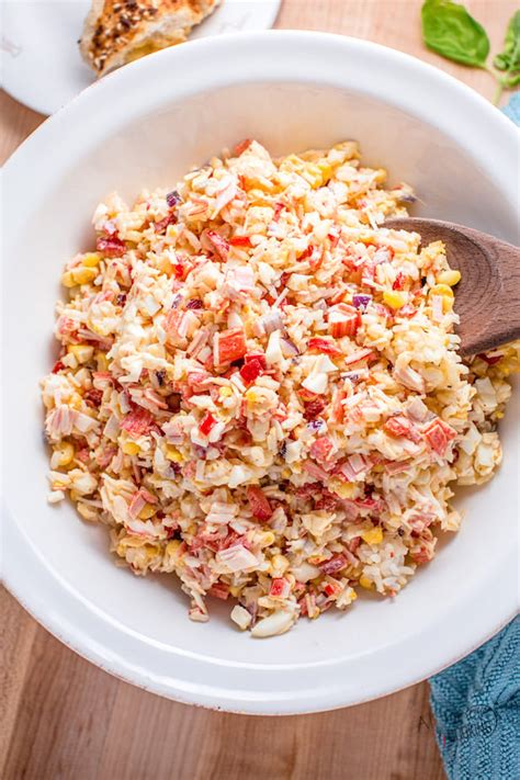 Imitation Crab Meat Salad