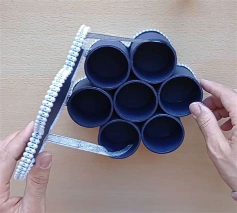 DIY Flower Storage Made From Cardboard Roll