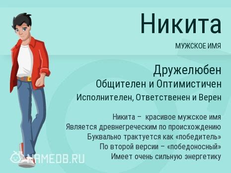 Значение имени Никита: происхождение, характер и судьба.