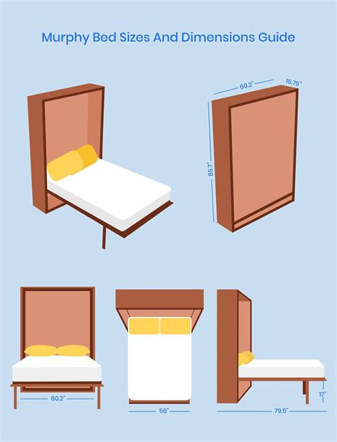 Murphy Bed Sizes And Dimensions Guide 2022, 57% OFF