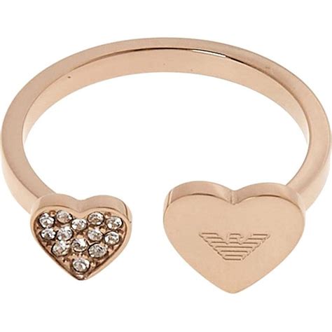 Emporio Armani Women's Pink and Gold Jewellery | Depop